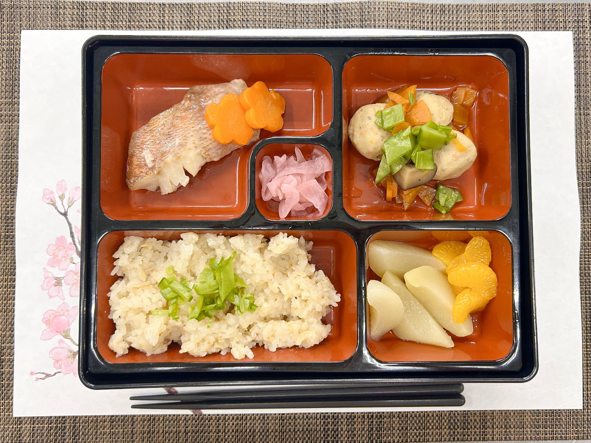 松花堂弁当　4客 松花堂弁当 4客 松花堂弁当 4客 四つ仕切り 箱(松花堂・